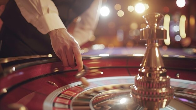 Lightning multiplier zones displayed on baccarat table